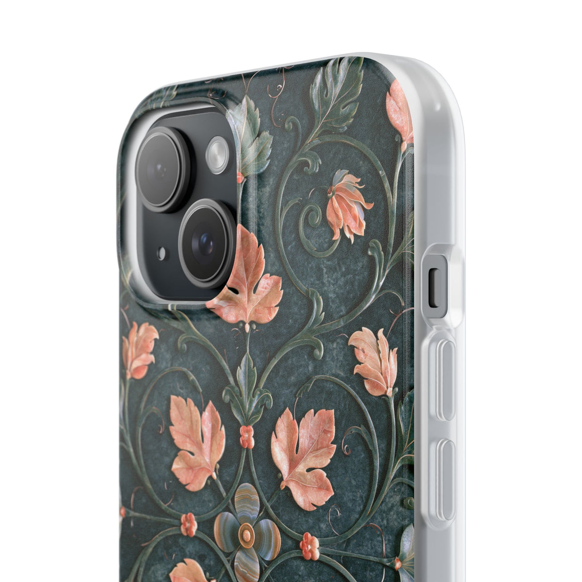 Florentine Rose Arabesque · Lite Phone Case for iPhone ·  Green