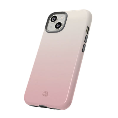 Pink Tough Phone Case for iPhone - Frosted Blush Horizon