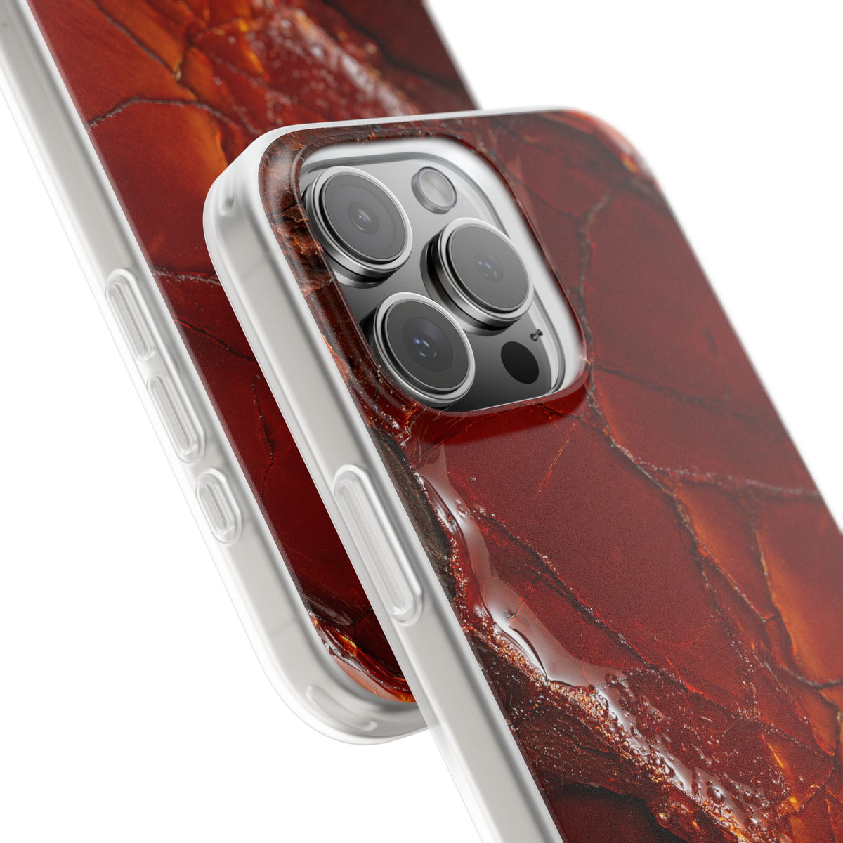 Amber Embrace · Lite Phone Case for iPhone ·  Brown