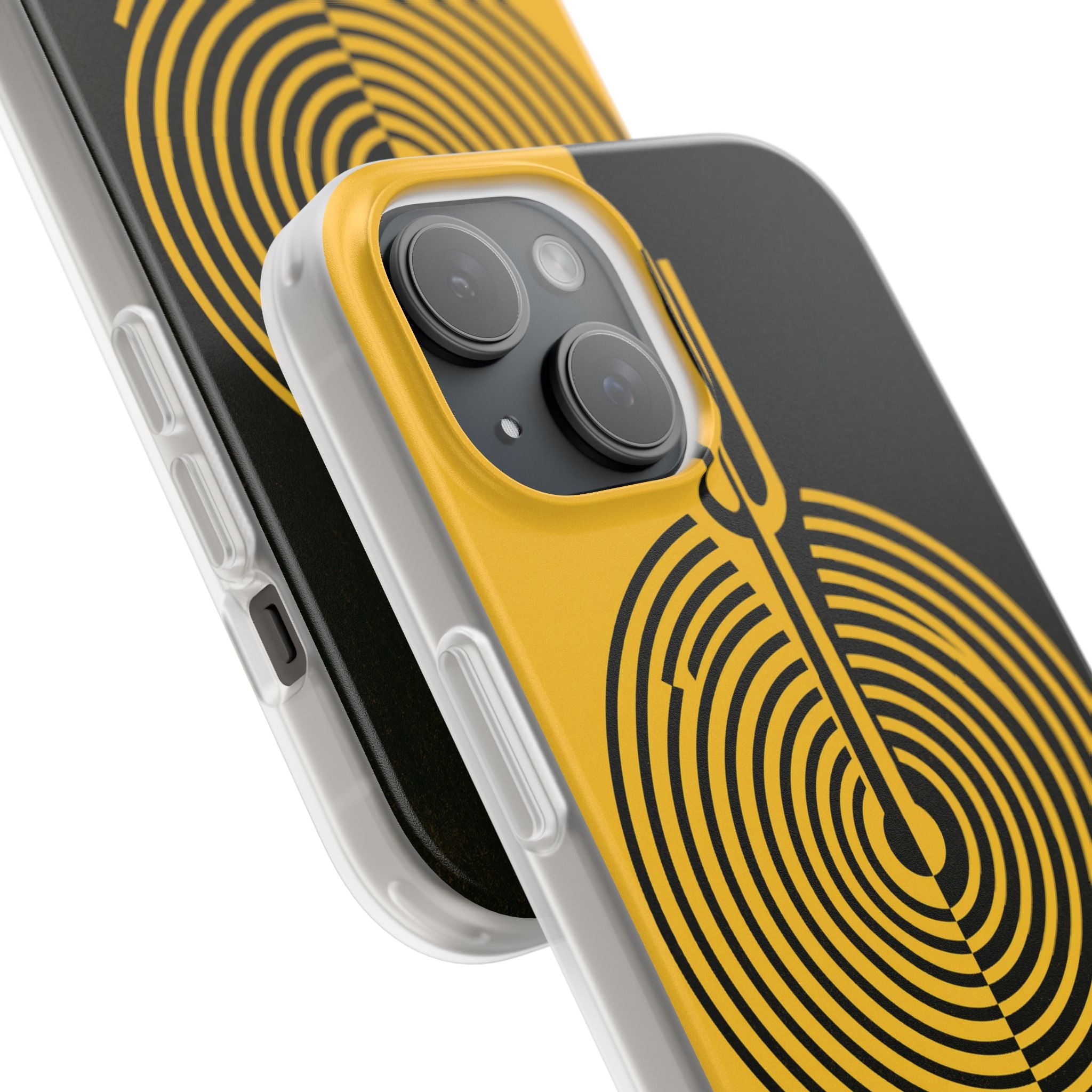 Yellow Lite Phone Case for iPhone - Voltage Sector Pulse