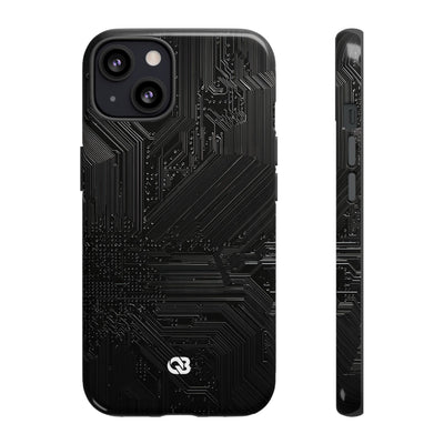 Obsidian Circuitry · Tough Phone Case for iPhone · Black