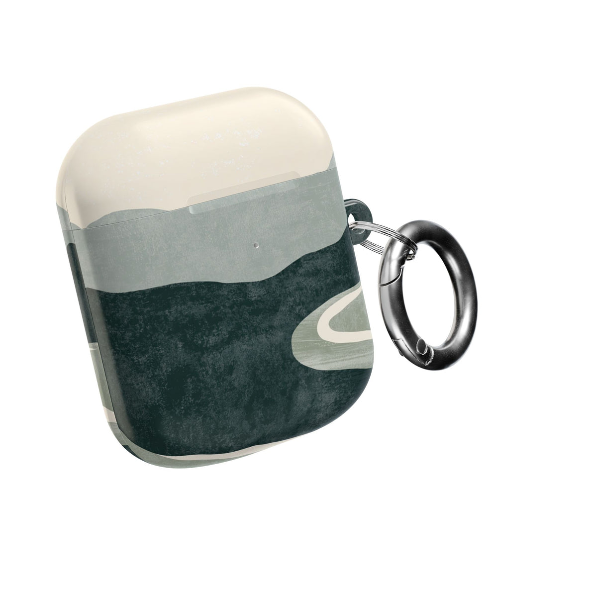 Muted Valley Vista · Hard Case for AirPods & AirPods Pro · Green
