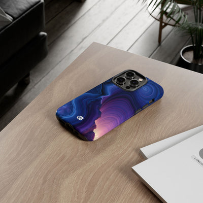 Radiant Strata · Tough Phone Case for iPhone · Blue