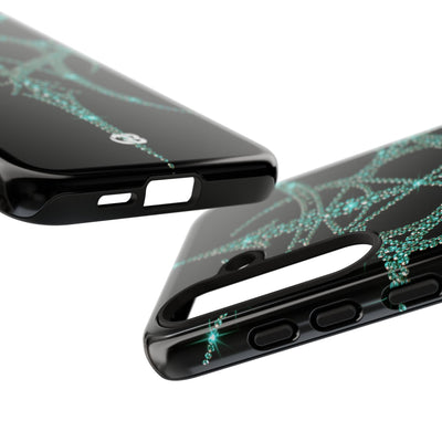 Teal Cyber Sigil · Tough Phone Case for Samsung · Teal
