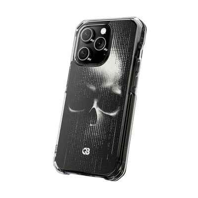 Raster Phantom · Clear Impact Magnetic Phone Case for iPhone ·  Black