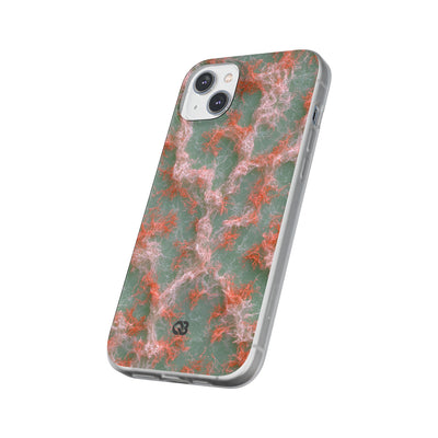 Coral Pixel Matrix · Lite Phone Case for iPhone ·  Green