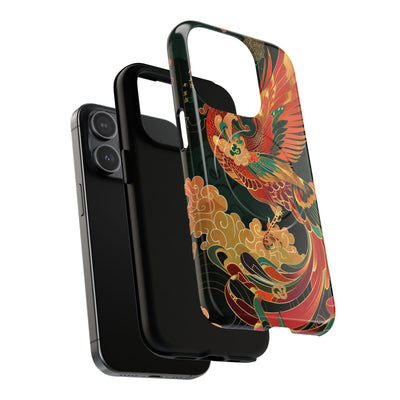 Imperial Phoenix Ascent · Tough 2.0 Magnetic Phone Case for iPhone · Red