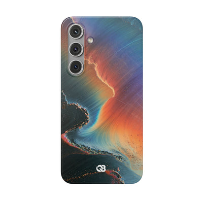 Prismatic Aura Shift · Lite Phone Case for Samsung · Blue