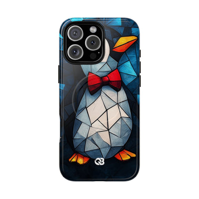 Mosaic Bowtie Penguin · Tough+ Phone Case for iPhone · Magsafe