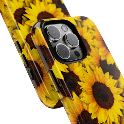 Sonnenblumen-Glühen iPhone 16 Pro Max Case - Tough