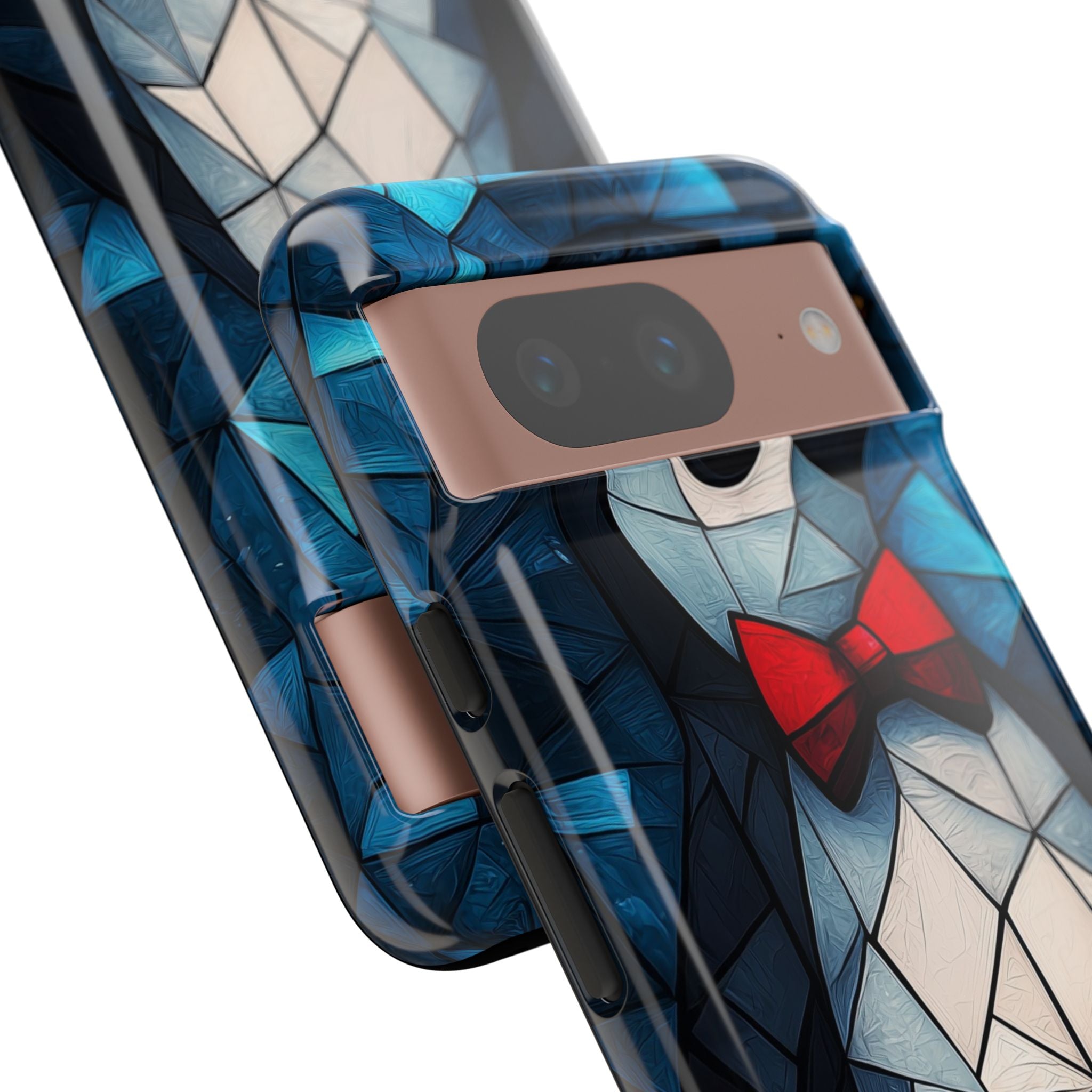 Mosaikk Sløyfe Pingvin · Tough Phone Case for Google Pixel