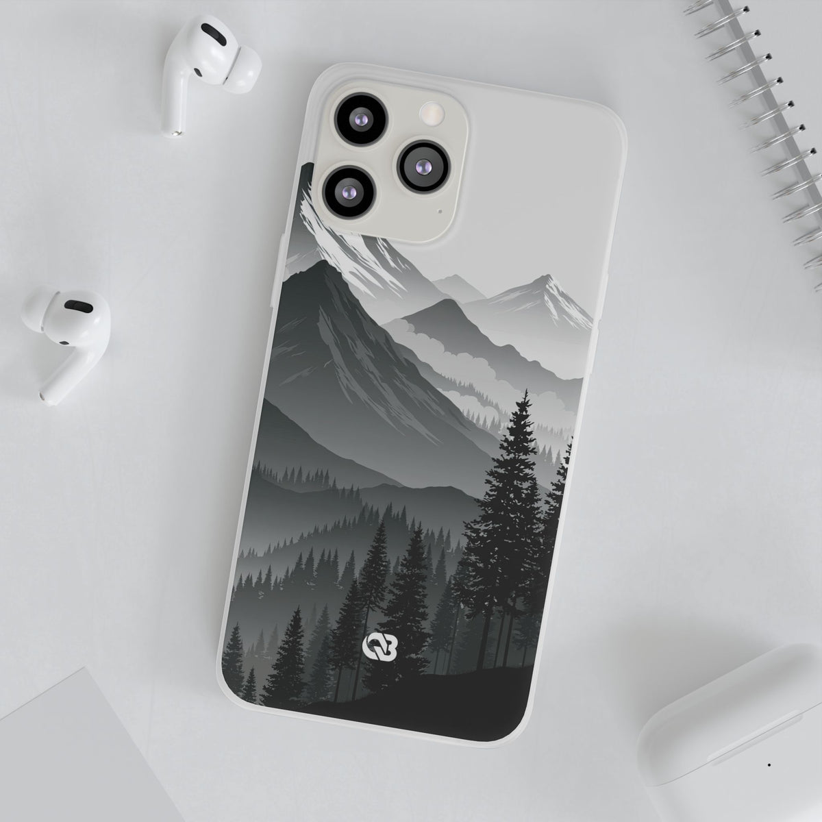 Alpine Horizon · Lite Phone Case for iPhone ·  Black