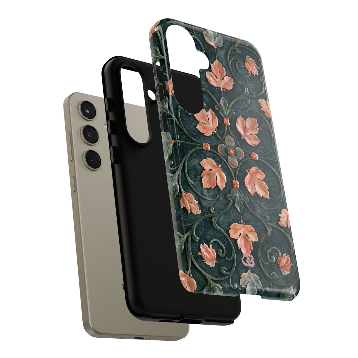 Florentine Rose Arabesque · Tough Phone Case for Samsung · Green