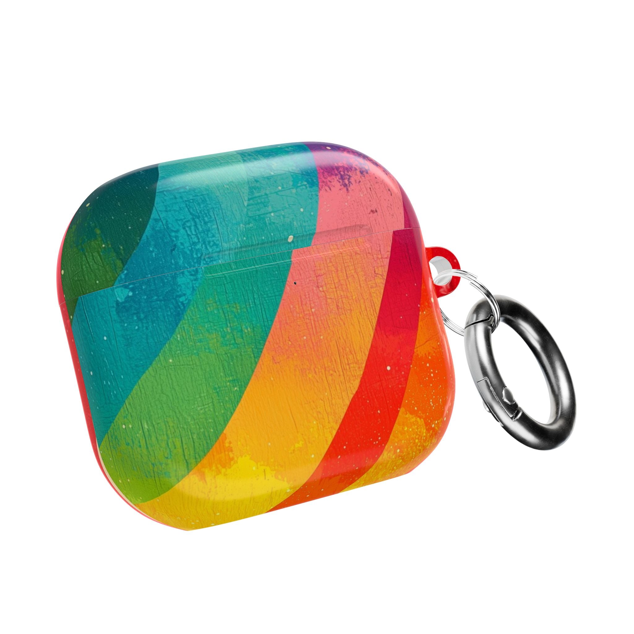Curved Rainbow Breeze - AirPods Case