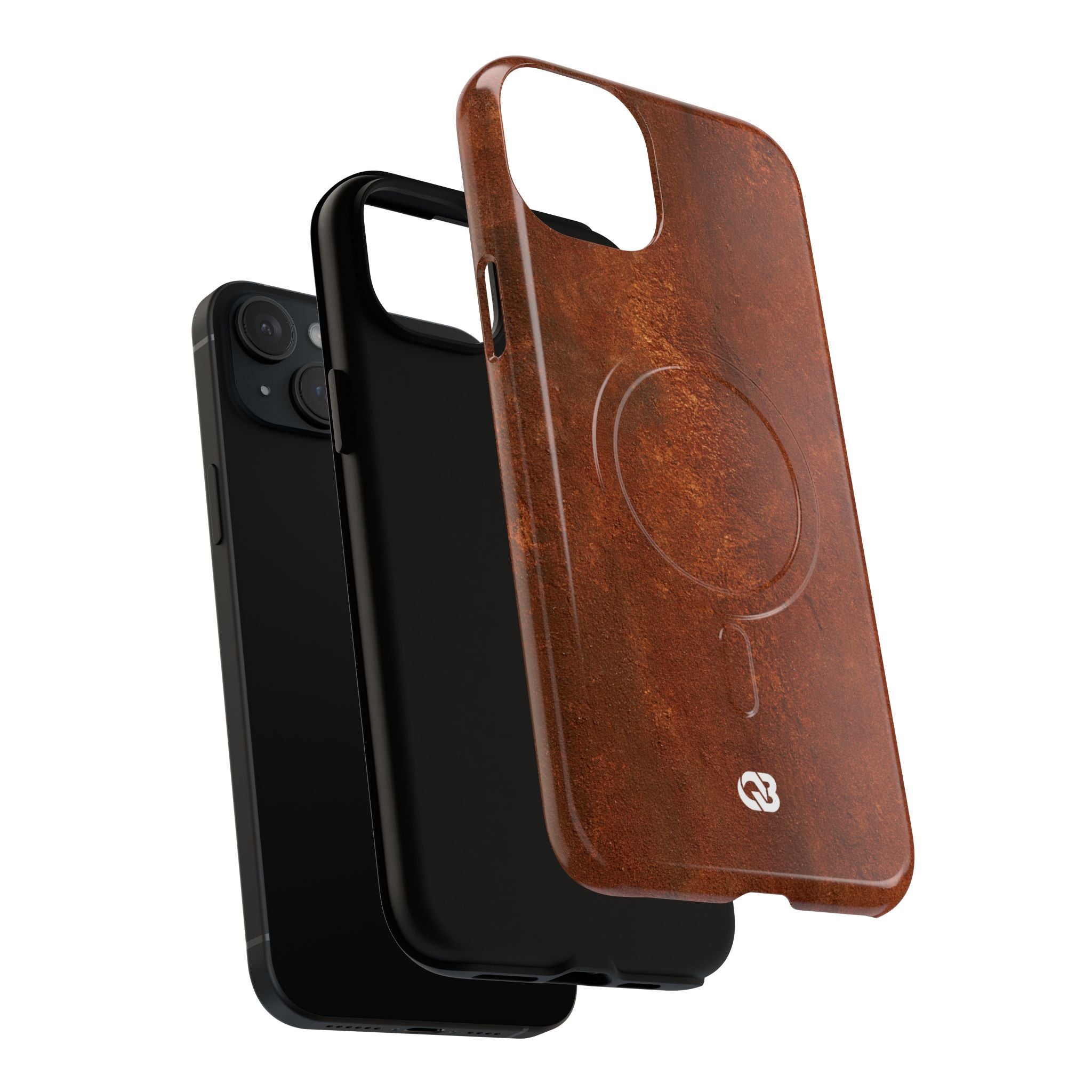 Orange Tough 2.0 Magsafe Phone Case for iPhone - Oxidized Iron Crust