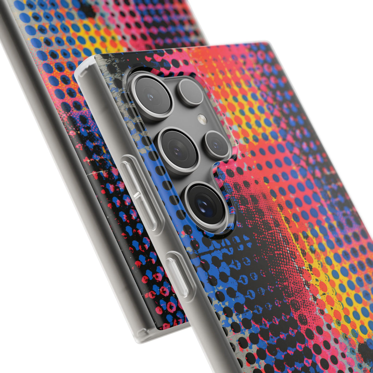 Chromatic Halftone Grid · Lite Phone Case for Samsung · Blue