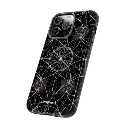Radiant Petal Orbit iPhone 14 Pro Max Case - Tough