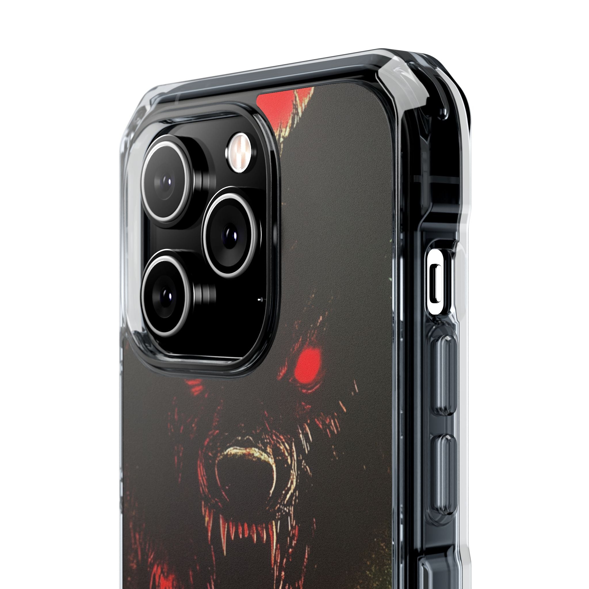 Crimson Wolf iPhone 14 Pro Cover - Impact