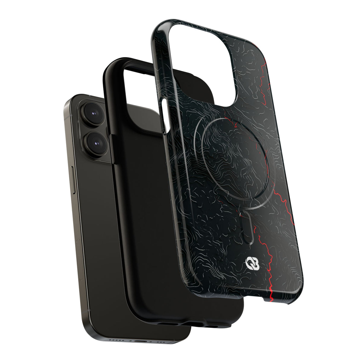 Crimson Rift · Tough 2.0 Magnetic Phone Case for iPhone · Black