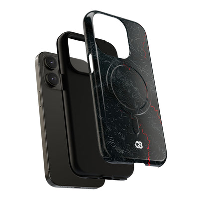 Crimson Rift · Tough 2.0 Magnetic Phone Case for iPhone · Black
