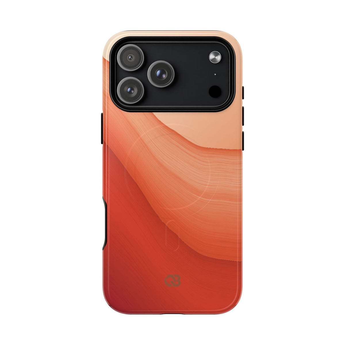Terracotta Flow · Tough 2.0 Magnetic Phone Case for iPhone · Orange