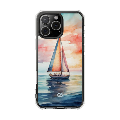 Crimson Horizon Sail · Impact Phone Case for iPhone · Magsafe
