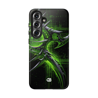 Cyber Sigil Grid · Tough Phone Case for Samsung · Green
