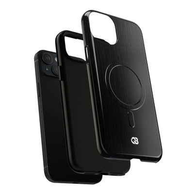 Black Tough 2.0 Magsafe Phone Case for iPhone - Brushed Obsidian Slate