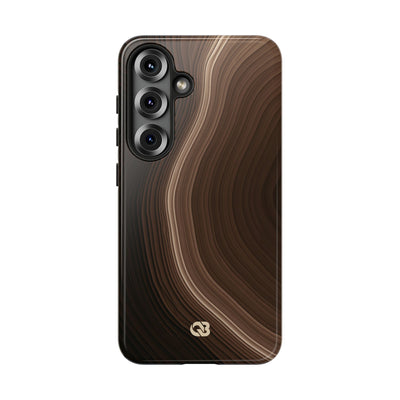 Brown Tough Phone Case for Samsung - Bronzed Canyon Relief
