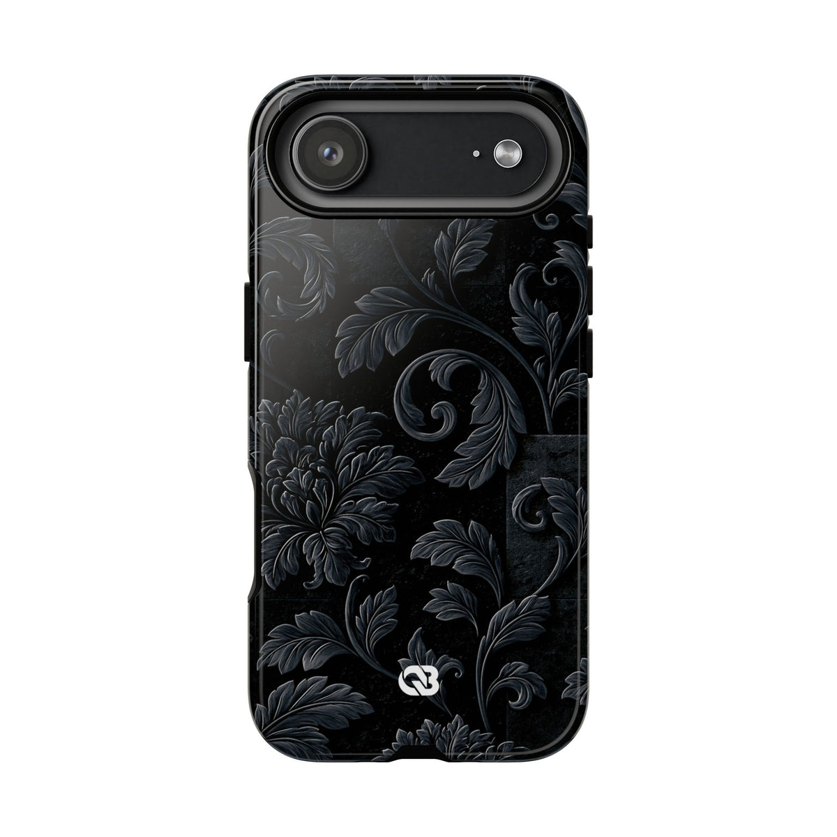 Obsidian Damask · Tough Phone Case for iPhone · Black