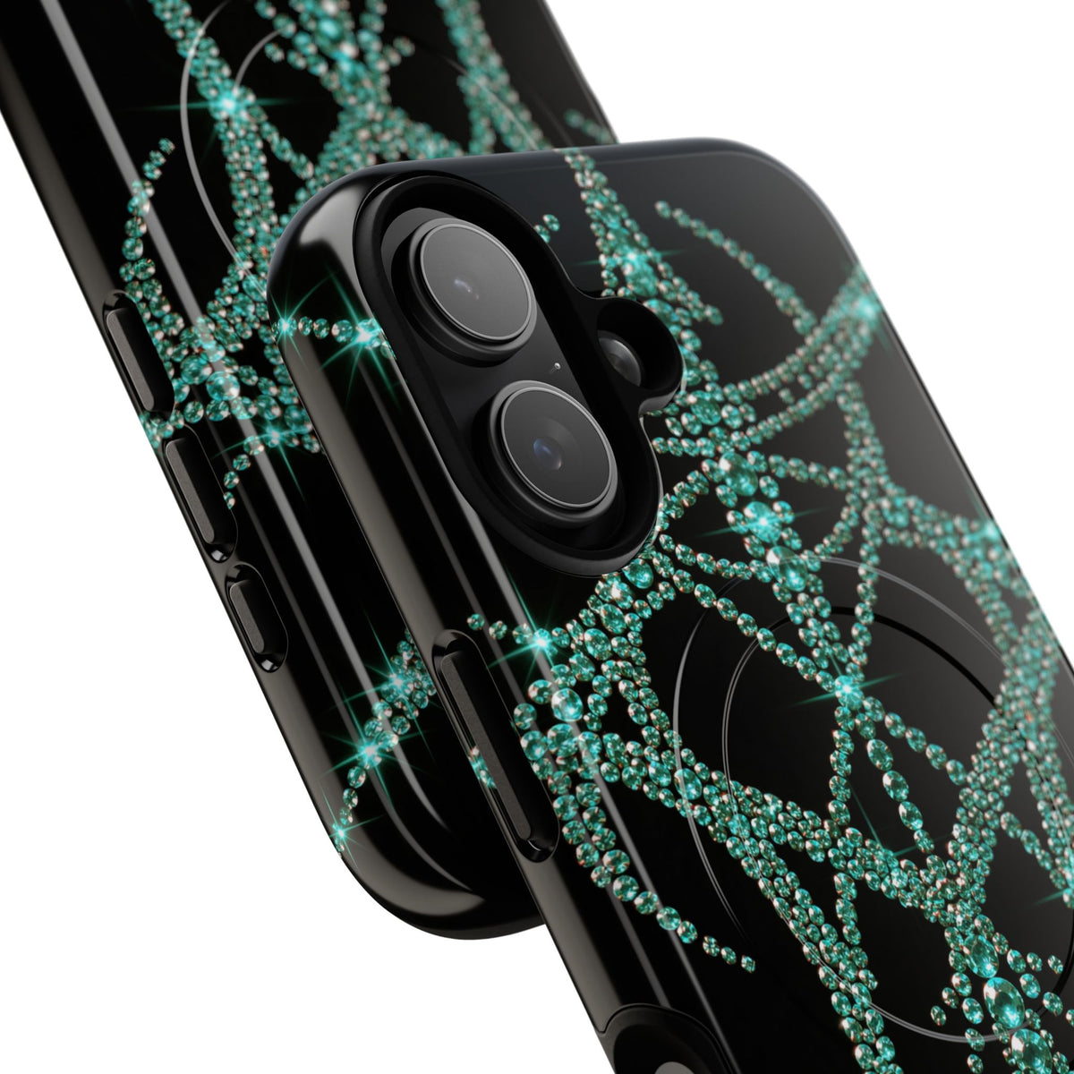 Teal Cyber Sigil · Tough 2.0 Magnetic Phone Case for iPhone · Teal