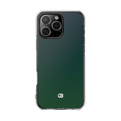 Deep Forest Nocturne · Clear Impact Magnetic Phone Case for iPhone · Green