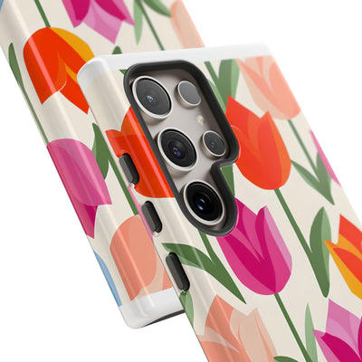 Vibrant Petal Grid · Tough Capa para Samsung