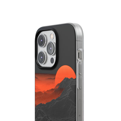 Solar Ridge Mesh · Lite Phone Case for iPhone ·  Black