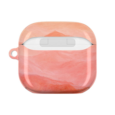 Alpenglow Ridge Vista · Hard Case for AirPods & AirPods Pro · Orange