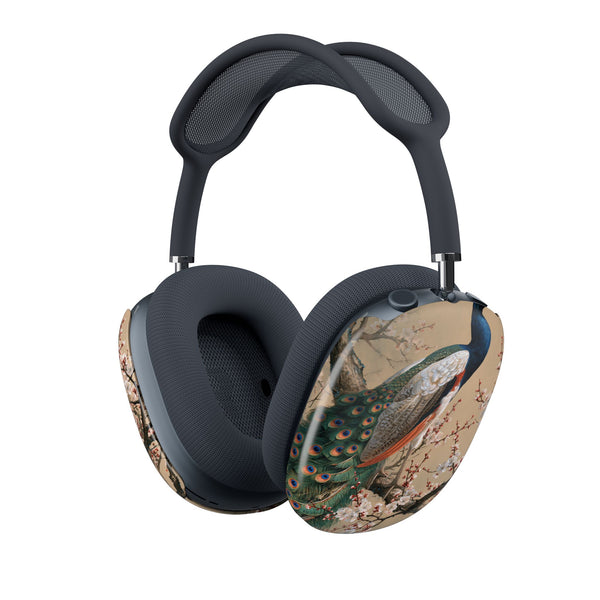 Imperial Peacock Blossom · Hard Case for AirPods Max · Beige