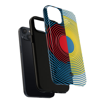 Blue Tough 2.0 Magsafe Phone Case for iPhone - Primary Circuit Orbit