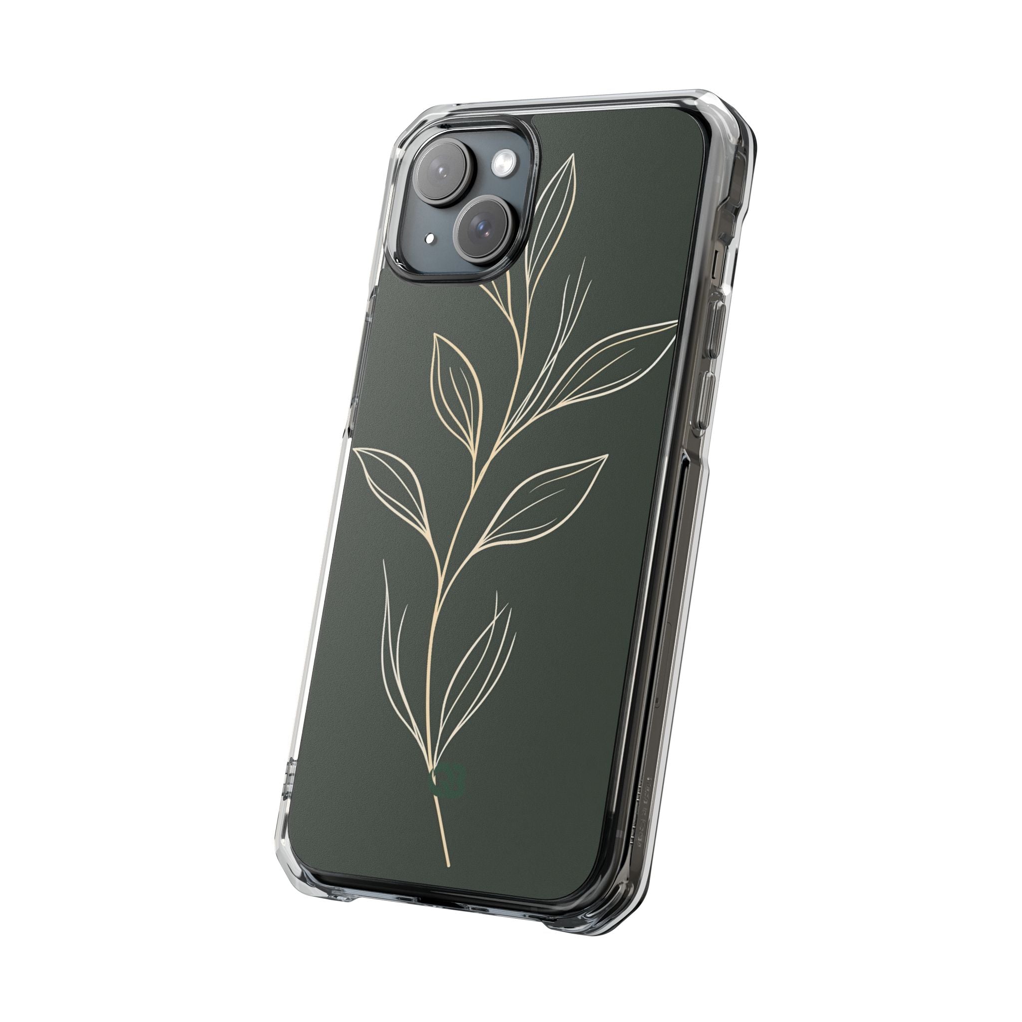 Green Impact MagSafe Phone Case for iPhone - Deep Moss Willow