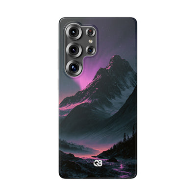 Arctic Aurora Summit · Lite Phone Case for Samsung · Black
