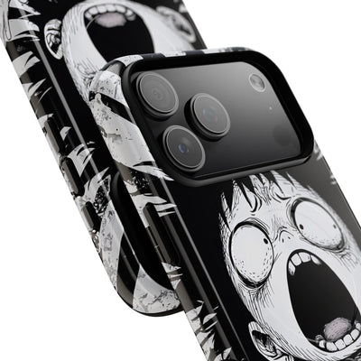 Chaotic Monochrome Scream · Tough+ Mobilskal för iPhone · Magsafe