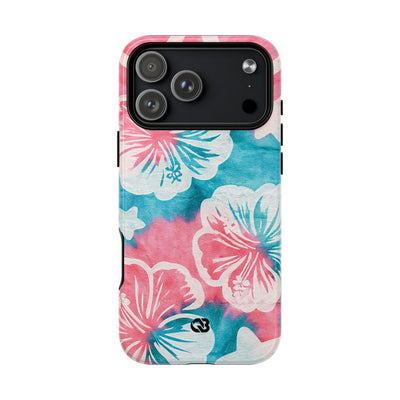 Tropical Hibiscus Bloom · Tough 2.0 Magnetic Phone Case for iPhone · Teal