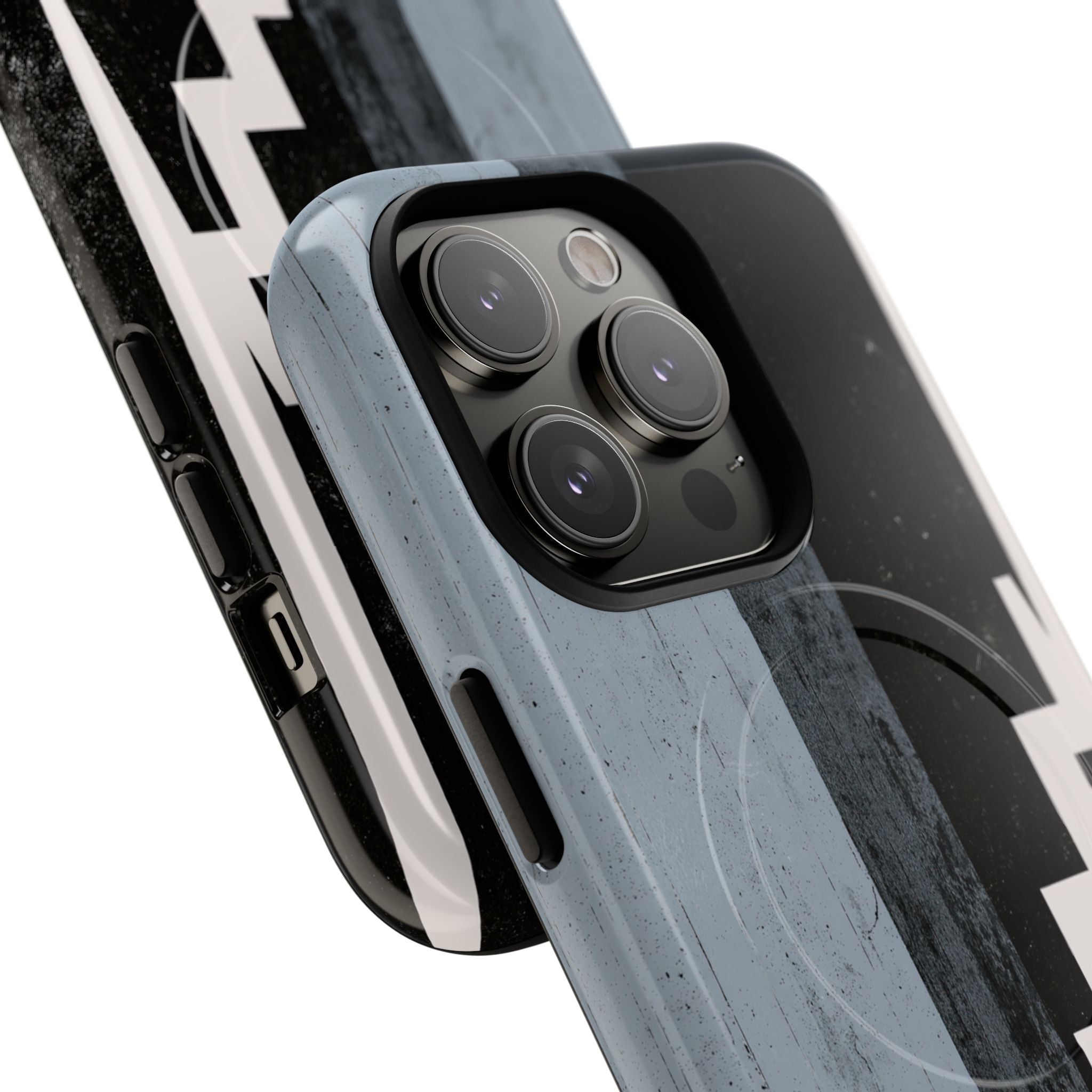 Grey Tough 2.0 Magsafe Phone Case for iPhone - Industrial Concrete Void