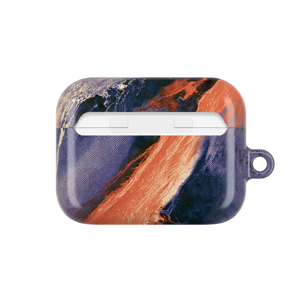 Solar Aura Drift · Hard Case for AirPods & AirPods Pro · Orange