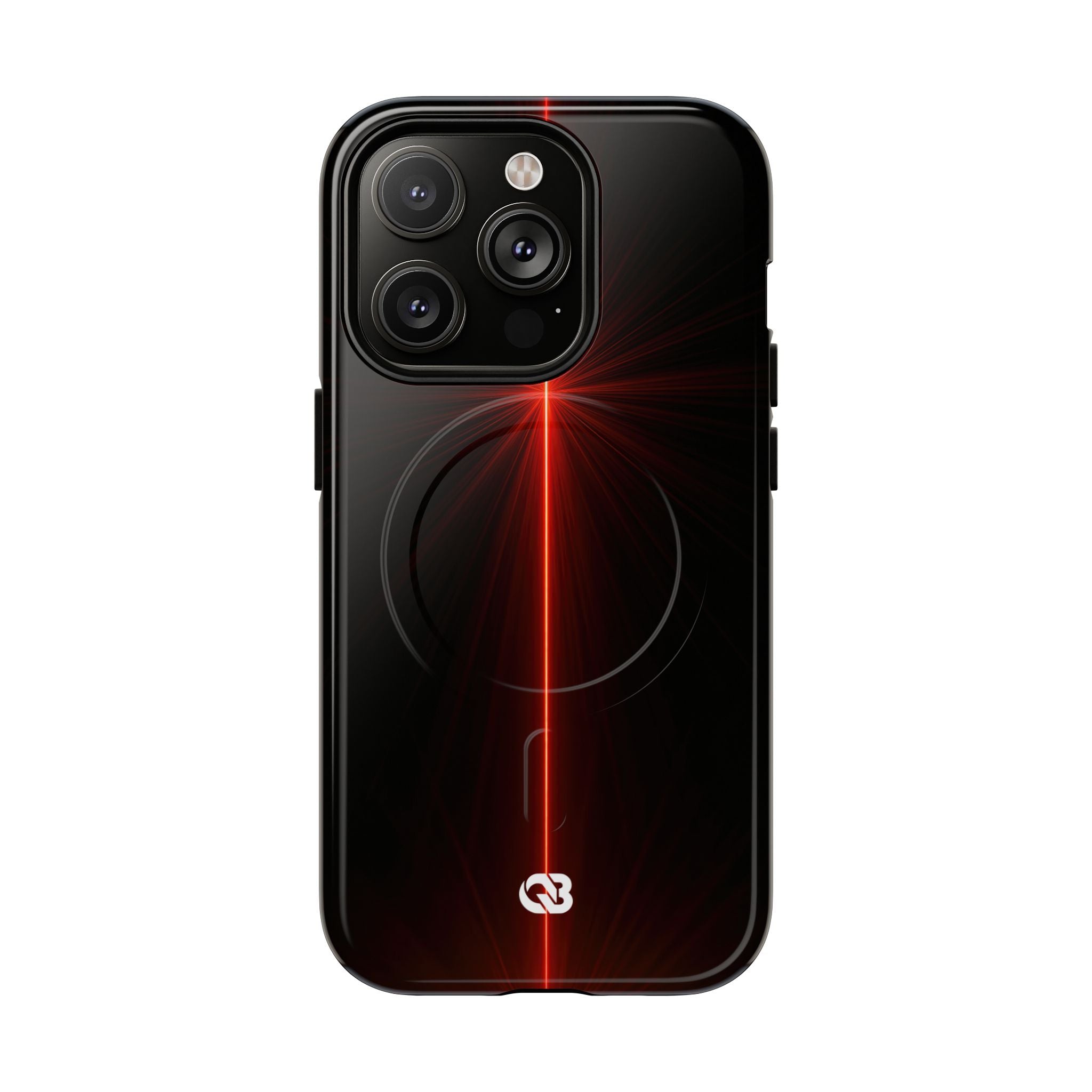 Red Tough 2.0 Magsafe Phone Case for iPhone - Crimson Flare Vector
