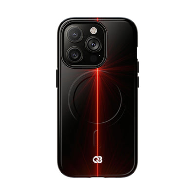 Red Tough 2.0 Magsafe Phone Case for iPhone - Crimson Flare Vector