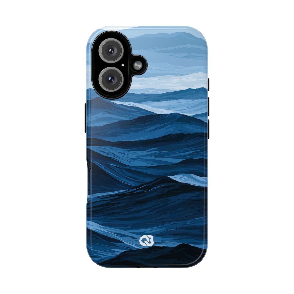 Cerulean Ridges · Tough Phone Case for iPhone · Blue