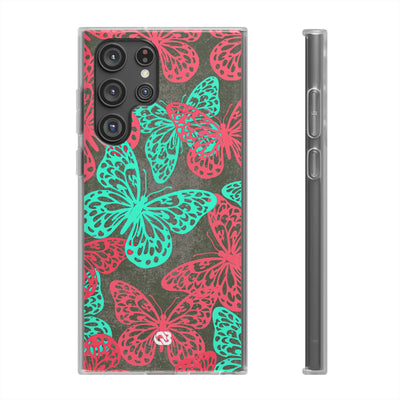 Electric Papillon · Lite Phone Case for Samsung · Pink
