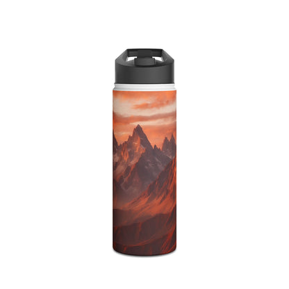 Sunset Peaks - Stainless Steel Water Bottle