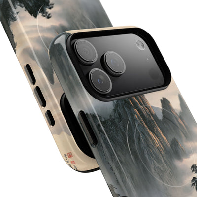 Sacred Mountain Mist · Tough 2.0 Magnetic Phone Case for iPhone · Beige