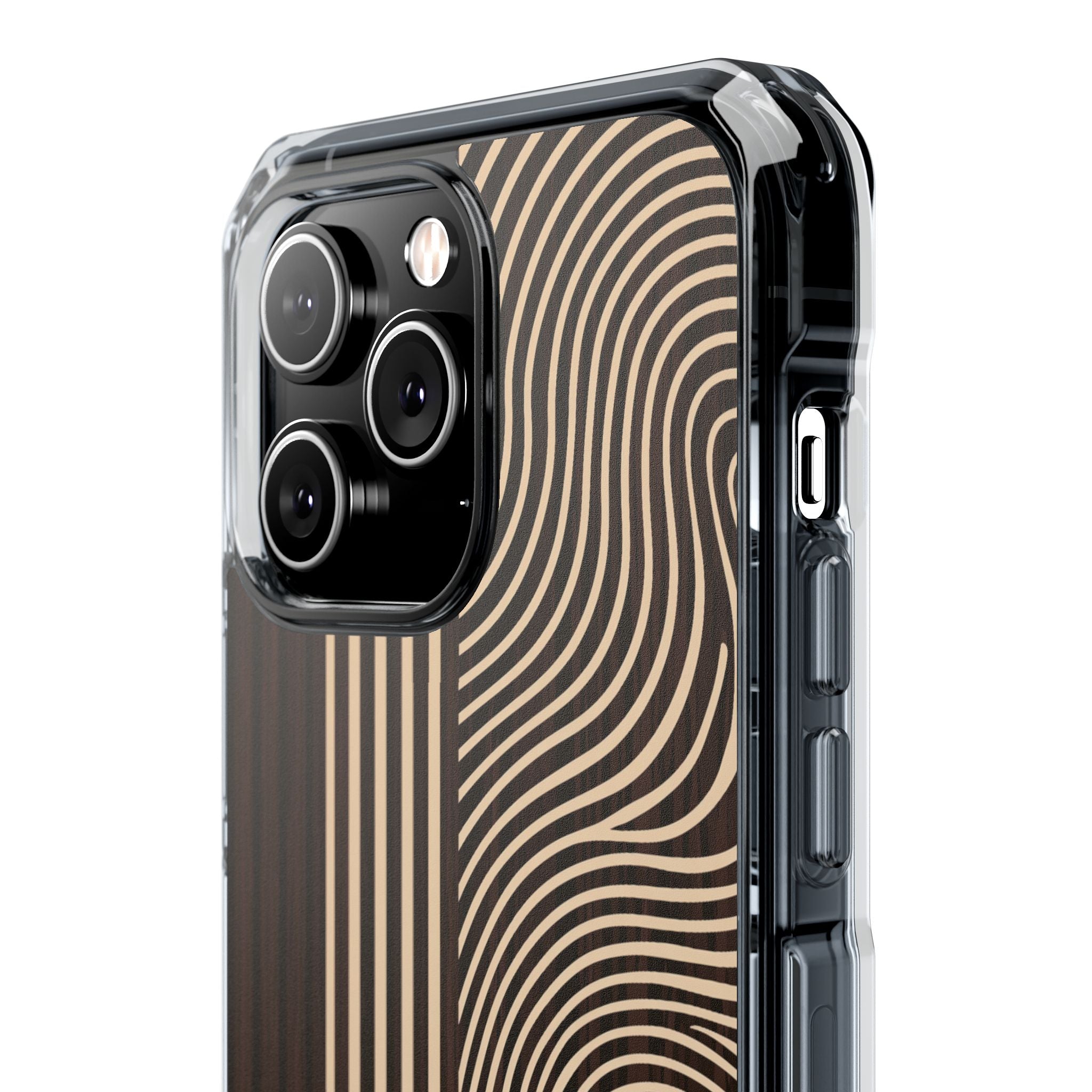 Brown Impact MagSafe Phone Case for iPhone - Espresso Sand Ridge